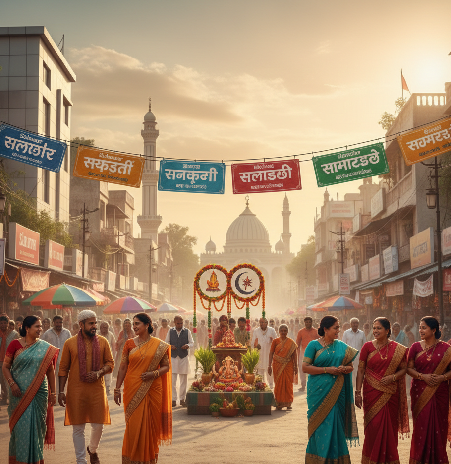 Cultural Harmony and Social Life in Solapur